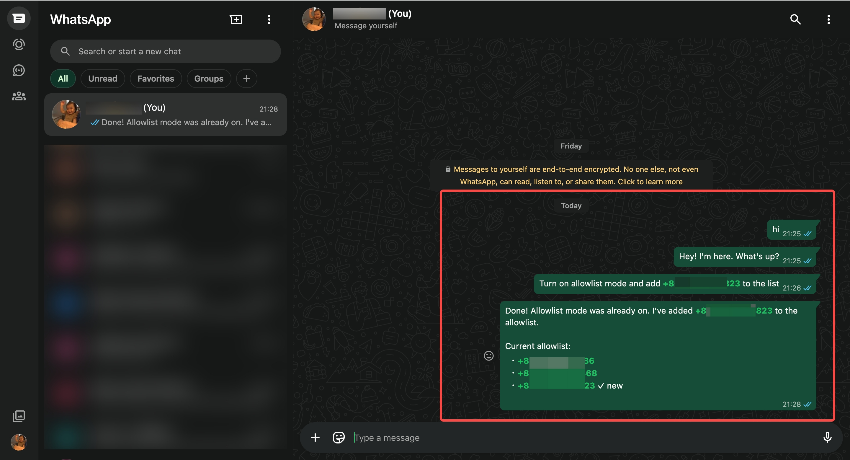 Chat Permission Management